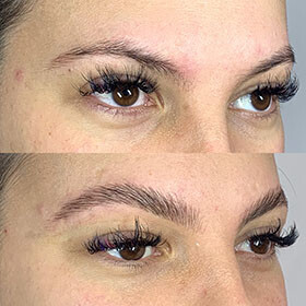 HD Brow Sculpt (Brow Lamination) - Before & After